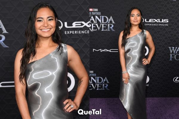 Mabel Cadena deslumbra en la premiere mundial de Black Panther: Wakanda Forever
